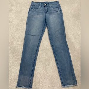 Seven7 high tummyless high rise skinny jeans